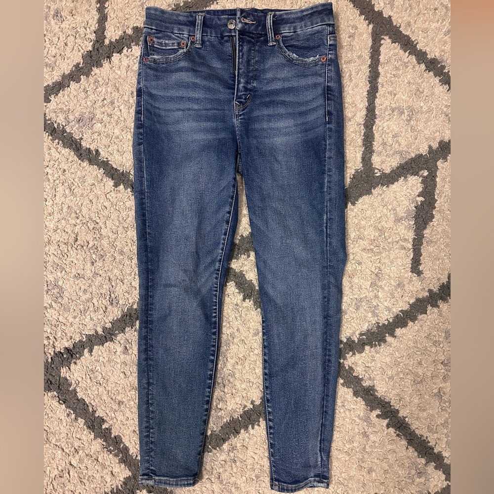 American Eagle Outfitters Dark Blue Skinny Jeans